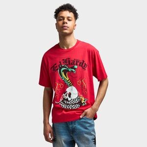 Ed Hardy Red Skull Graphic Tee